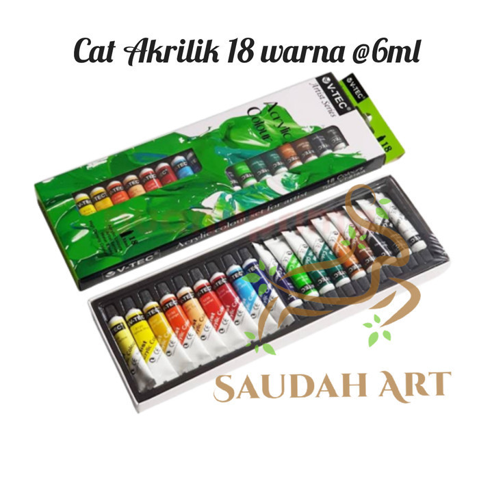 

Cat Akrilik/Acrylic 18 warna @6ml V-Tec 618/A K01