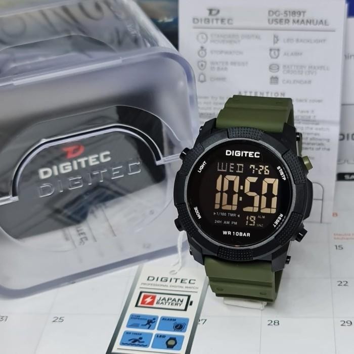 Jam Tangan Digitec Dg-5189T / Dg 5189 Original