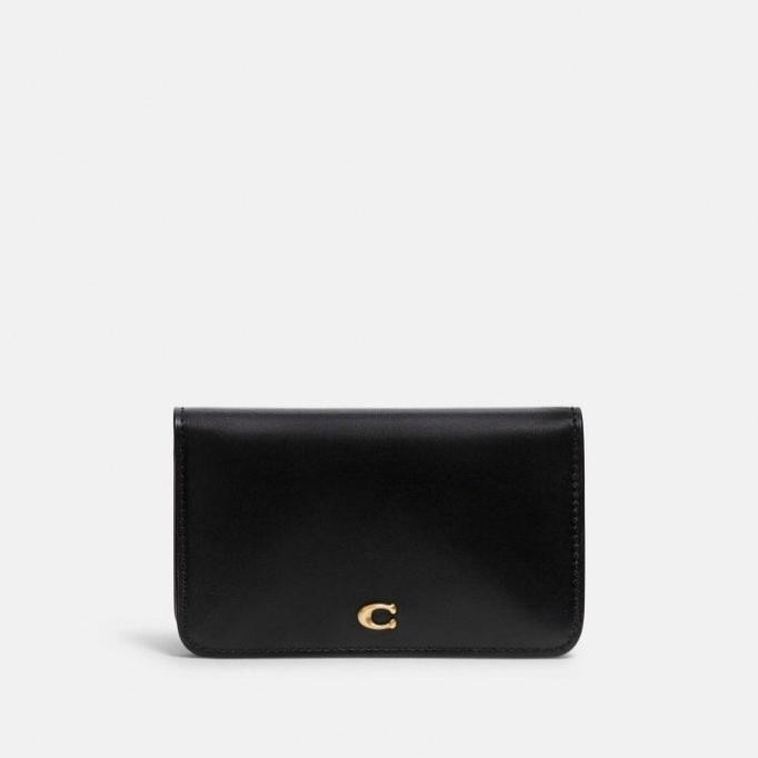COACH Slim Card Case - Black