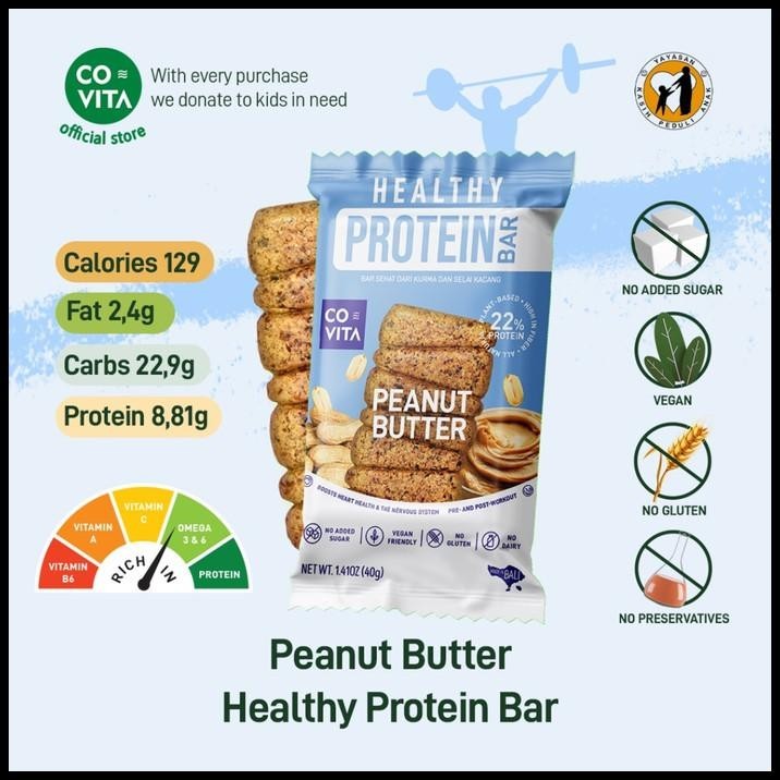 

Covita Healthy Protein Bar - Snack Protein Bar