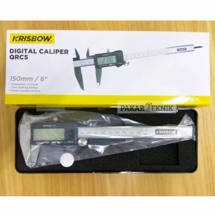 Krisbow QRC5 Digital Caliper | Jangka Sorong 150mm|6"