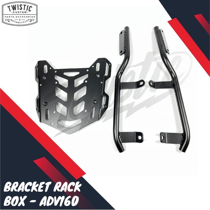 Bracket Dudukan Top Box Rack Behel Tas Pannier Motor Honda Adv 160