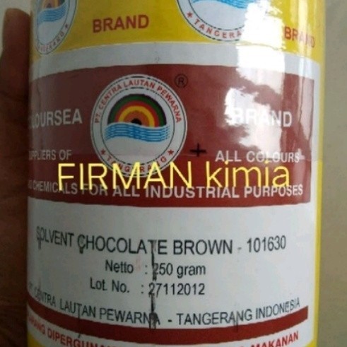 

Pewarna minyak cokelat-101630 merek Coloursea 250gr K01