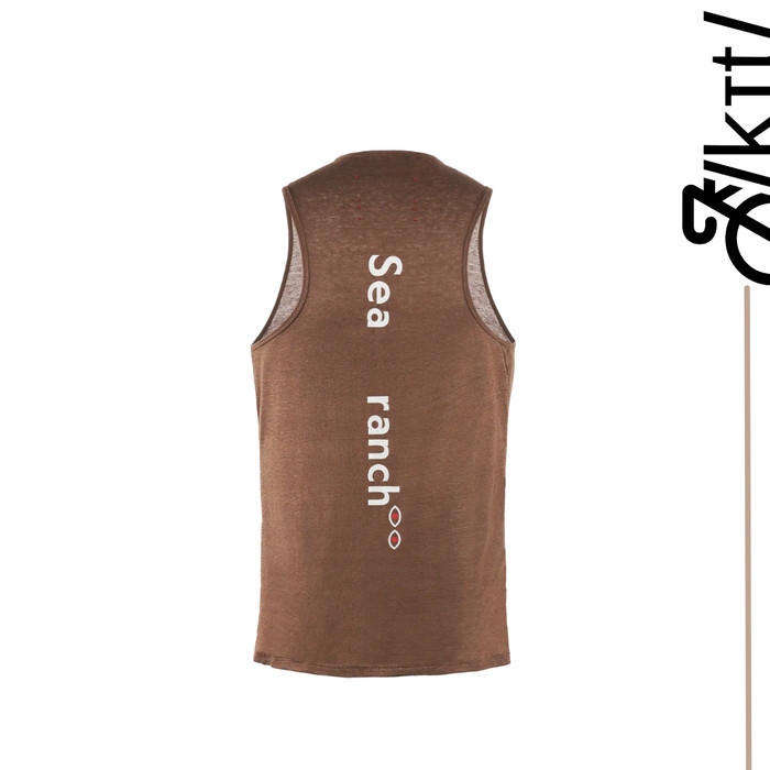 District Vision Hemp Singlet - Cacao Premium