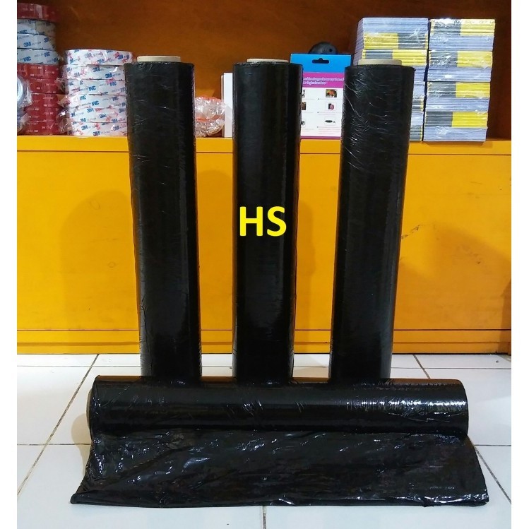 

Plastik Wraping Hitam / Stretch Film 50 Cm X 300M Grosir Murah