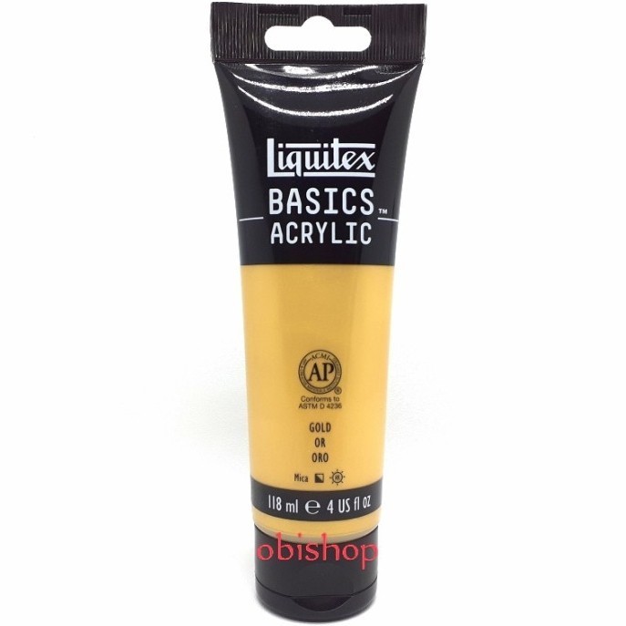 

Ready Cat Akrilik Liquitex Basics Acrylic 118 ml Gold