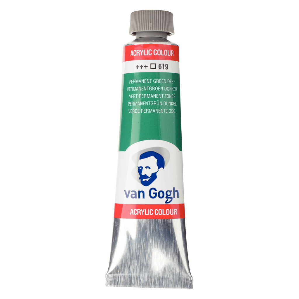 

Ready Van Gogh Acrylic Colour Tube 40 Ml - Brown, Blue/Violet, Green, Black