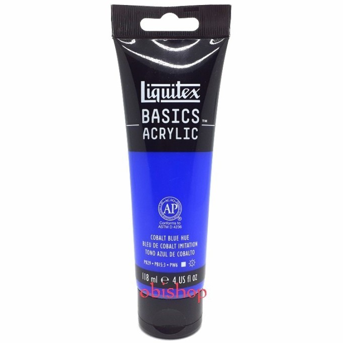 

Ready Cat Akrilik Liquitex Basics Acrylic 118 ml Cobalt Blue Hue