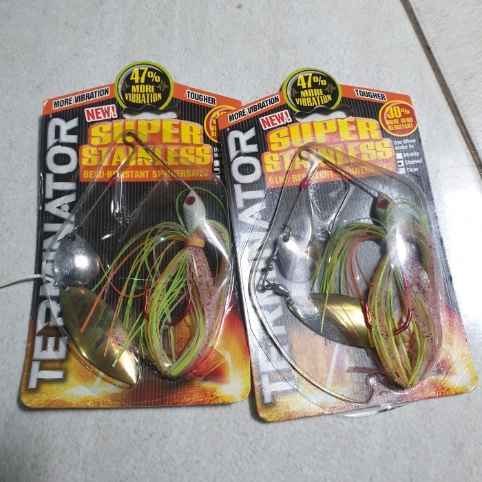 Ready spinner bait Terminator Super Stainless Original Stained Water mancing