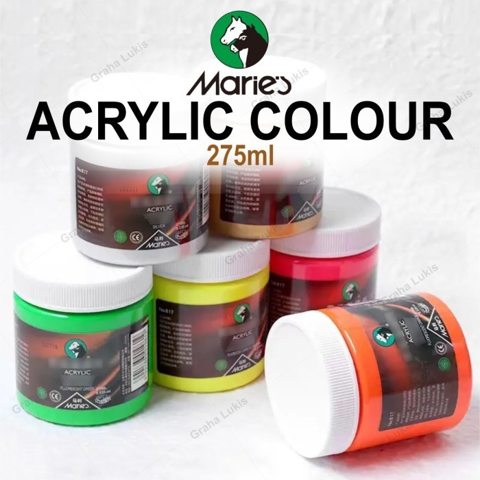 

Ready Maries Acrylic Paint 275ml / Cat Maries Akrilik 275ml