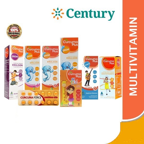 Curcuma Plus Emulsion / Vitamin / Omega 3 /Kurkuma Plus/Nafsu Makan