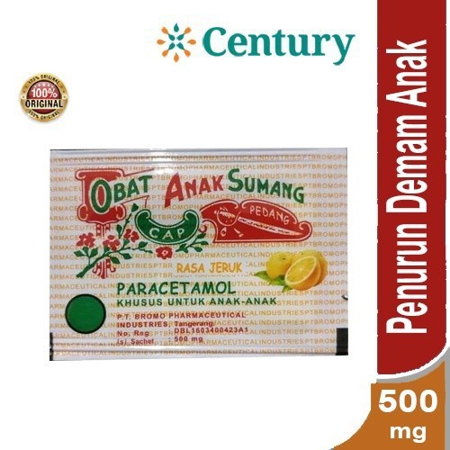 Anak Sumang Rasa Jeruk/Paracetamol (1 Sachet Puyer Paracetamol)