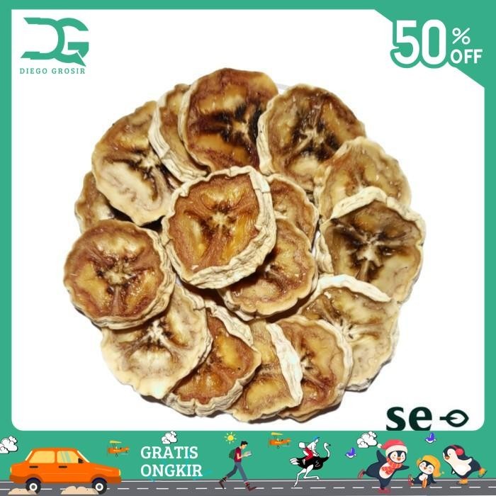 

DEHYDRATED DRIED BANANA SLICE FRUIT / BUAH PISANG KERING BEST PRODUK