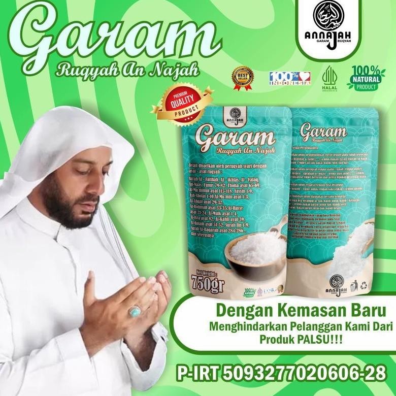 

fth-56 Garam Ruqyah Annajah 100% Original | Solusi Untuk Tolak Balak | Penangkal Sihir | sudah jodoh | Usaha Laris Viral