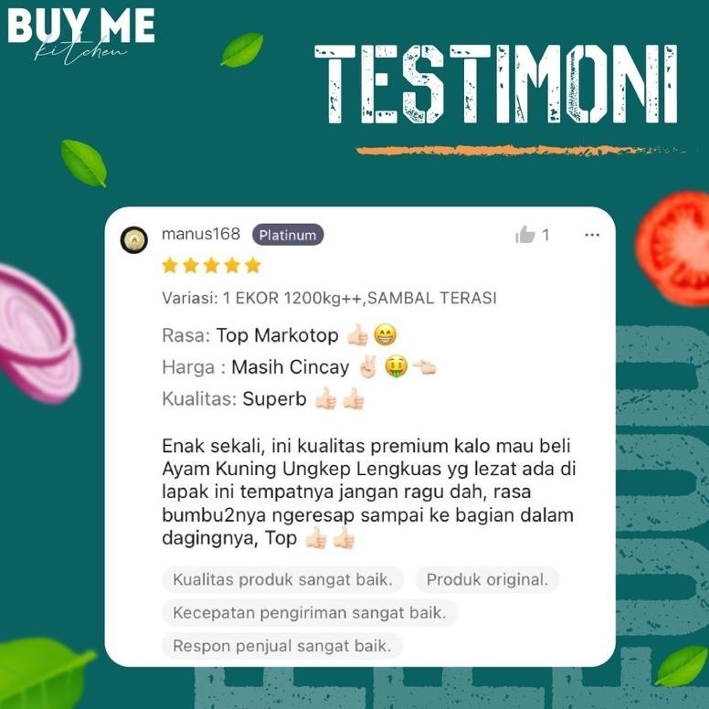 

My56 AYAM UNGKEP BUMBU LENGKUAS FROZEN FREE SAMBAL SIAP GORENG HALAL Termurah