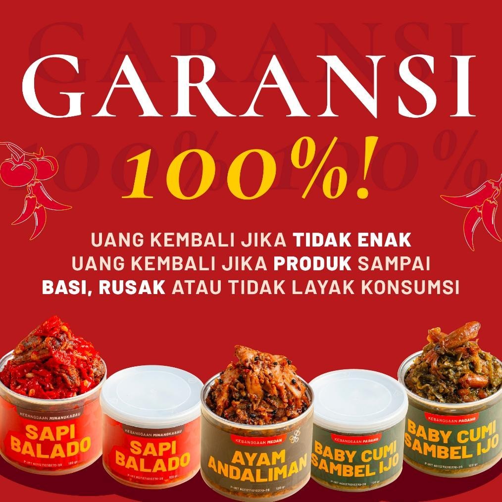 

edf-62 Sambel Model - Paket Sambel Lengkap [3 in 1] Kecintaan Ci Michelle Sambal Lauk HALAL Tahan Lama Sale