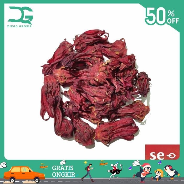 

RED WHOLE ROSELLE FLOWER TEA / TEH BUNGA ROSELLA MERAH 10 GRAM PRODUK TERBAIK