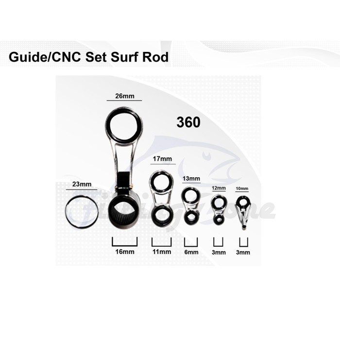 Ready Cincin Set Surf Telescopic Rod - Mamarit Joran Antena Surf komplit