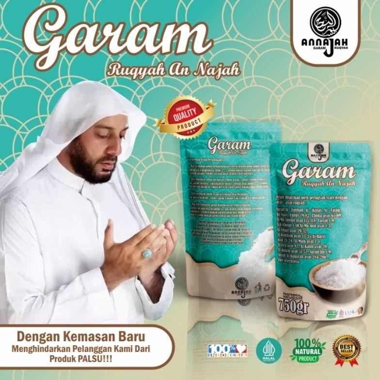 

PJJ-1621 Garam Ruqyah AnNajah Original untuk menetralisir rumah,toko,tempat usaha Hemat
