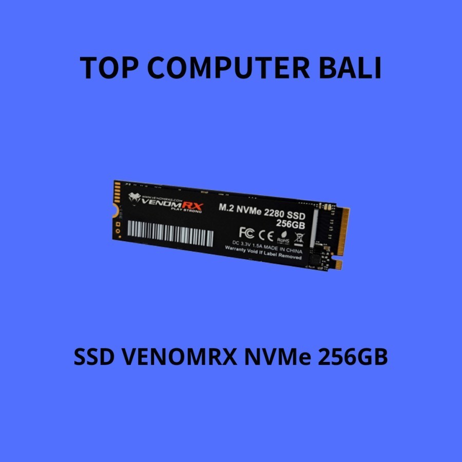 SSD VENOMRX NVMe 256GB / SSD SATA 256GB - NvMe 256GB