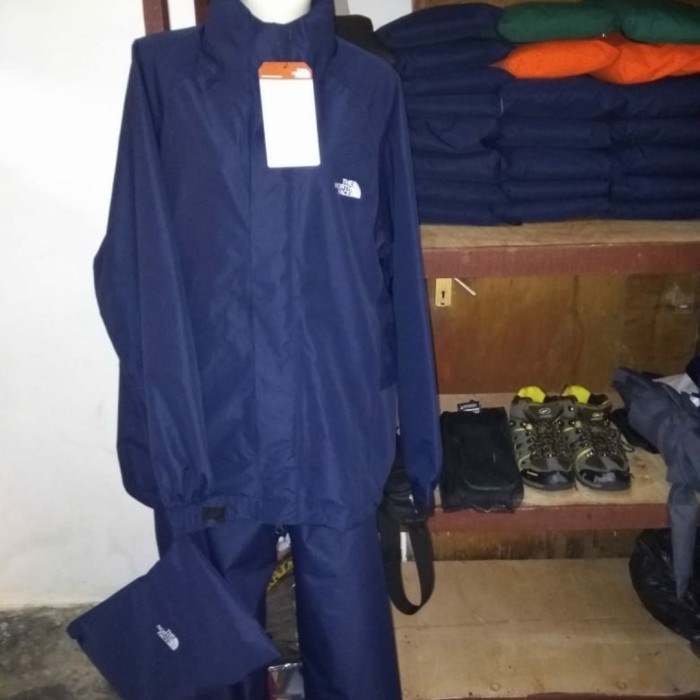 Diskon the north face rain coat tnf / jas hujan bergaransi Limited