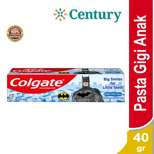 COLGATE TOOTHPASTE BATMAN BUBBLE FRUIT 40GR / PERAWATAN GIGI / PASTA GIGI ANAK