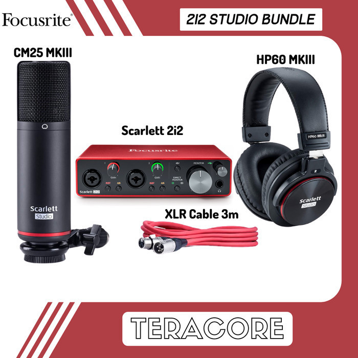 

rite Slett 2i2 Studio Paket Home Recording