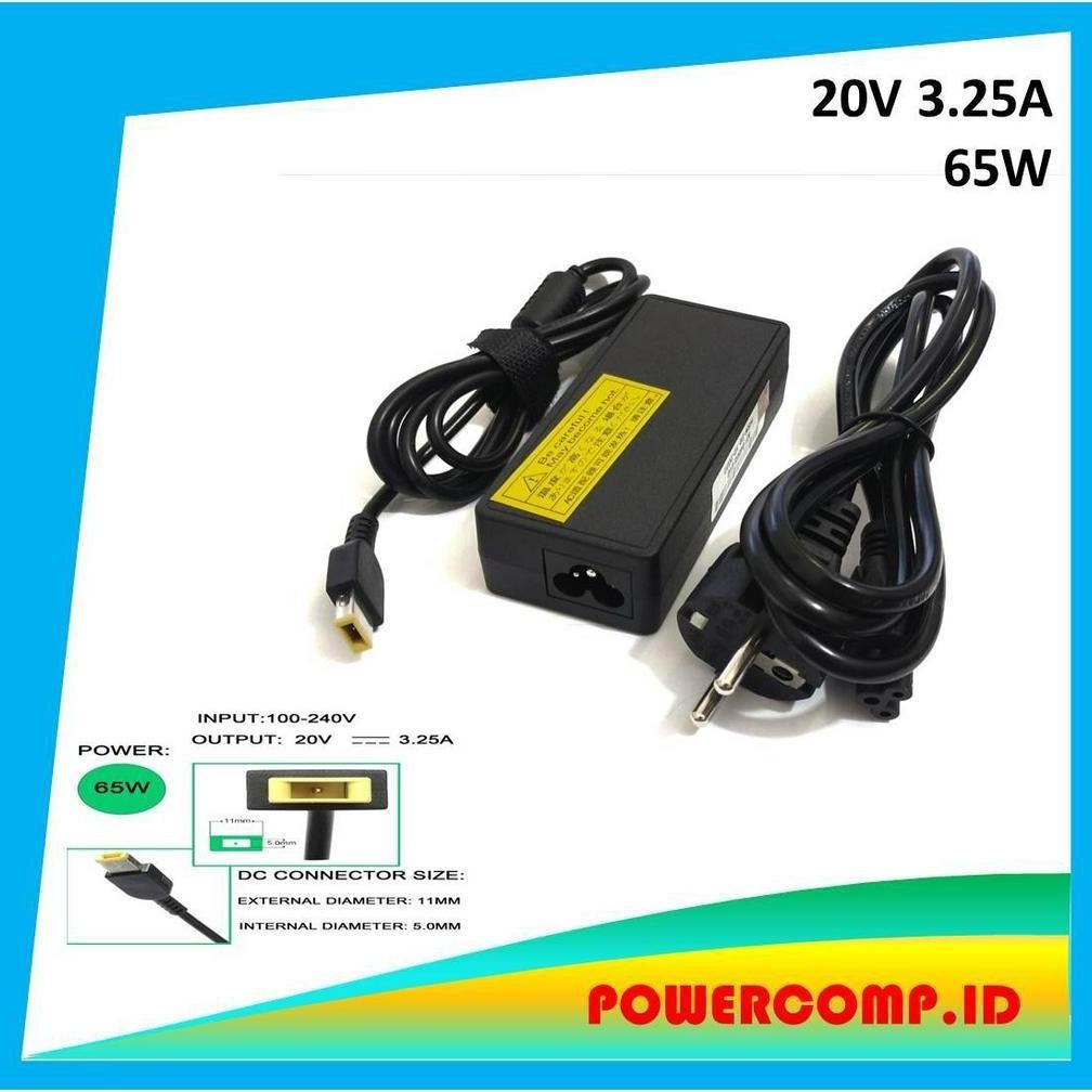 {DISKON} Charger Laptop Lenovo Adapter Charger Lenovo Charger Lenovo 20V 3.25A 65W USB Charger Lenov