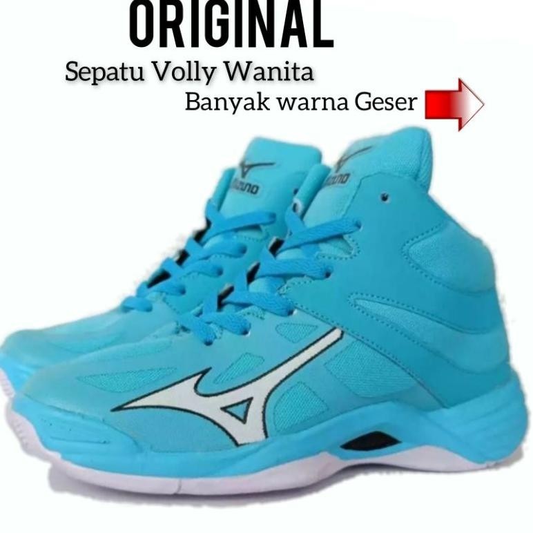Original Sepatu Volly Wanita Mizuno Thunder Blade Sepatu Volly Mizuno Thunder Blade 2 Sepatu Volly M