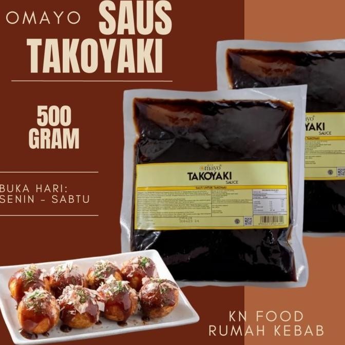 

TERBARU SAUS TAKOYAKI 500GR - SAUS TAKOYAKI - SAUS OKONOMIYAKI - SAUS TAKOYAKI !!!!!