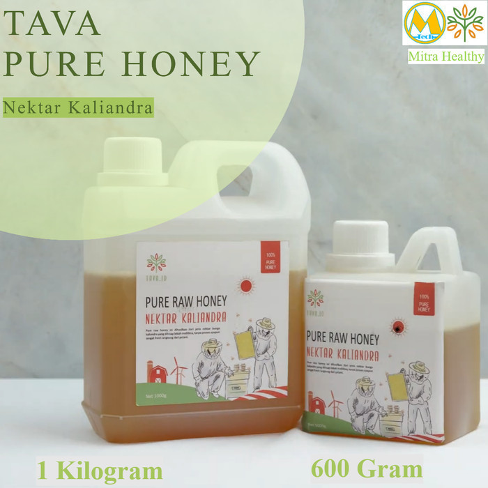 

Ready Madu Murni Asli Tava 1kg Nektar Kaliandra 100% Pure Raw Honey Alami