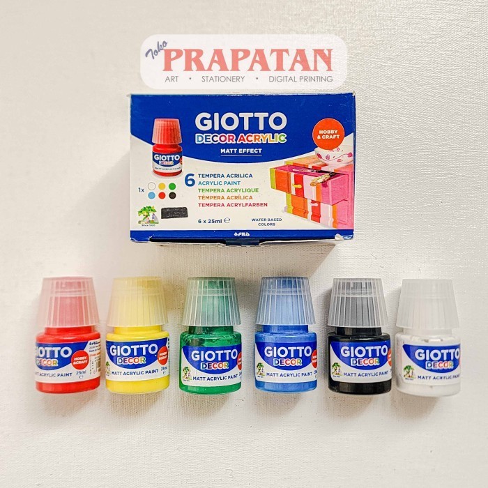 

CAT AKRILIK SET GIOTTO DECOR 6X25 ML GIOTTO ACRYLIC SET
