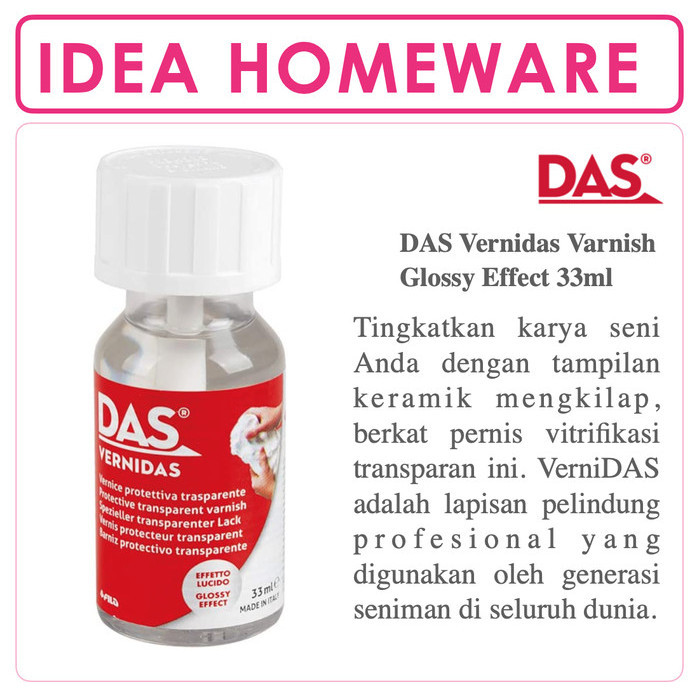 

DAS VERNIDAS 33 ML CAT VARNISH TRANSPARAN GLOSSY