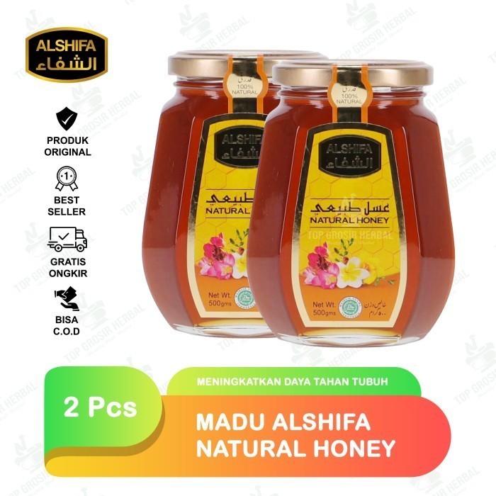 

Madu Al Shifa 1 kg ( 500grm 2 pcs)/madu arab original/madu arab murah