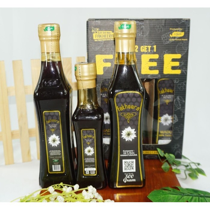 

PAKET MADU FAKHEERA BUY 2 GET 1 Black Honey Habbatusauda 500gr + 250gr