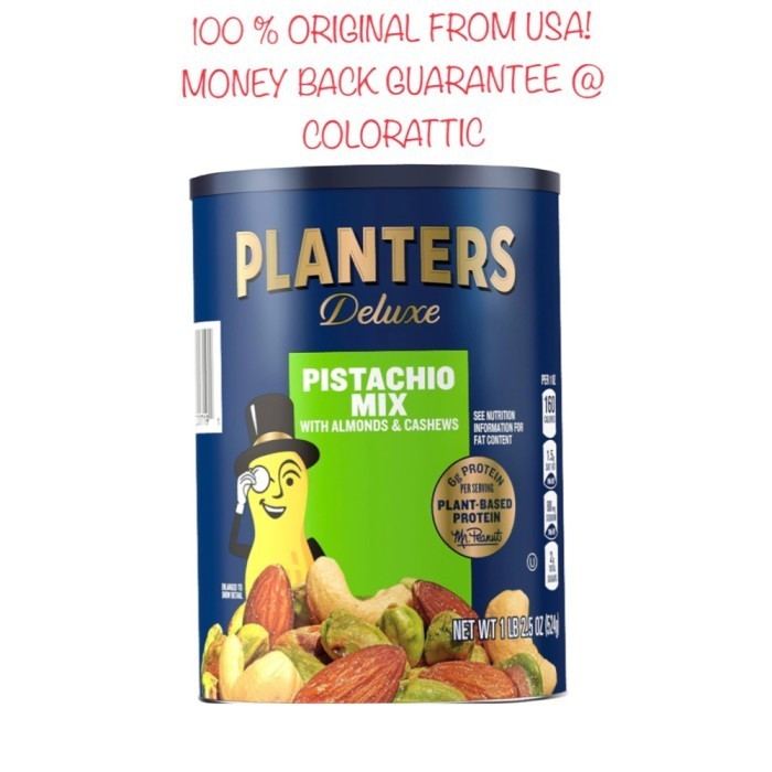 

PLANTERS PISTACHIO LOVERS NUT MIX WITH PISTACHIOS, ALMONDS & CASHEW