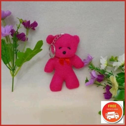 Hot Sale [Grosir 10] Gantungan Kunci Boneka Beruang Mini Teddy Bear Good Quality