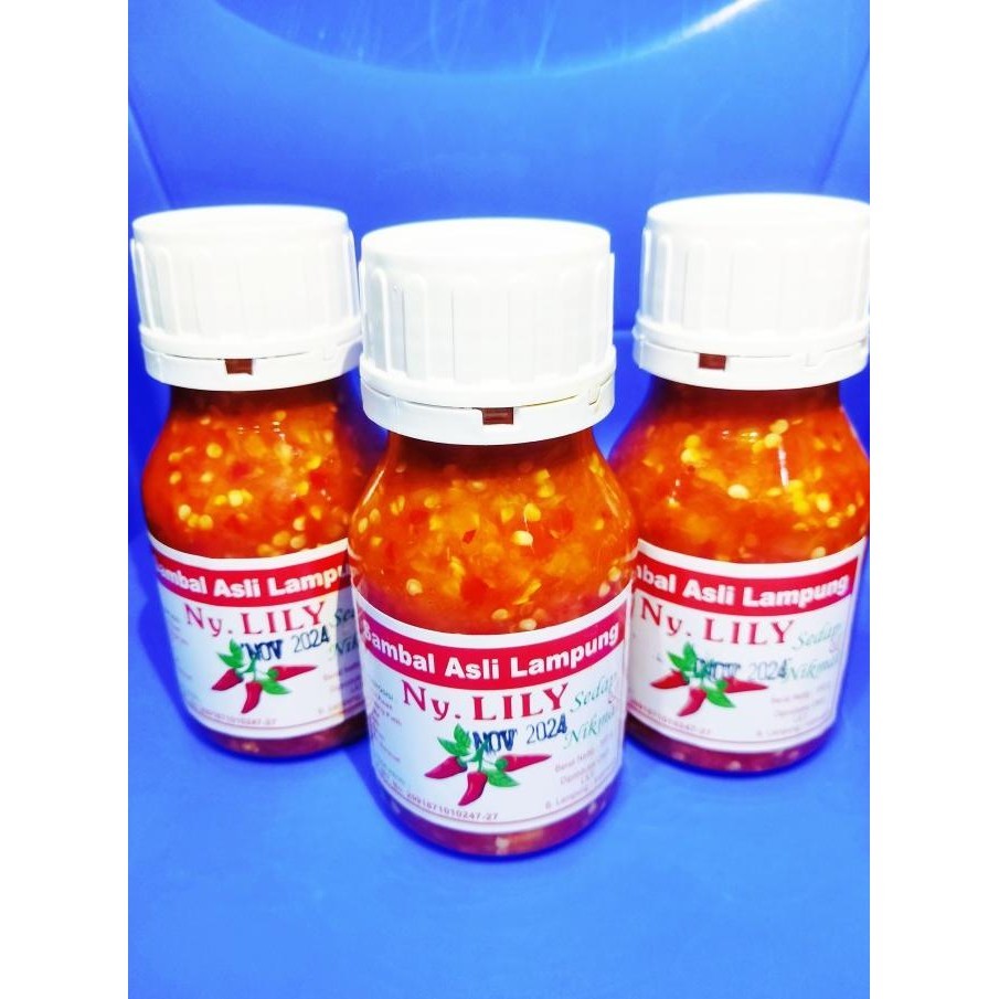 

READY STOCK SAMBAL LAMPUNG ASLI NY. LILY 350GRAM !!!!!
