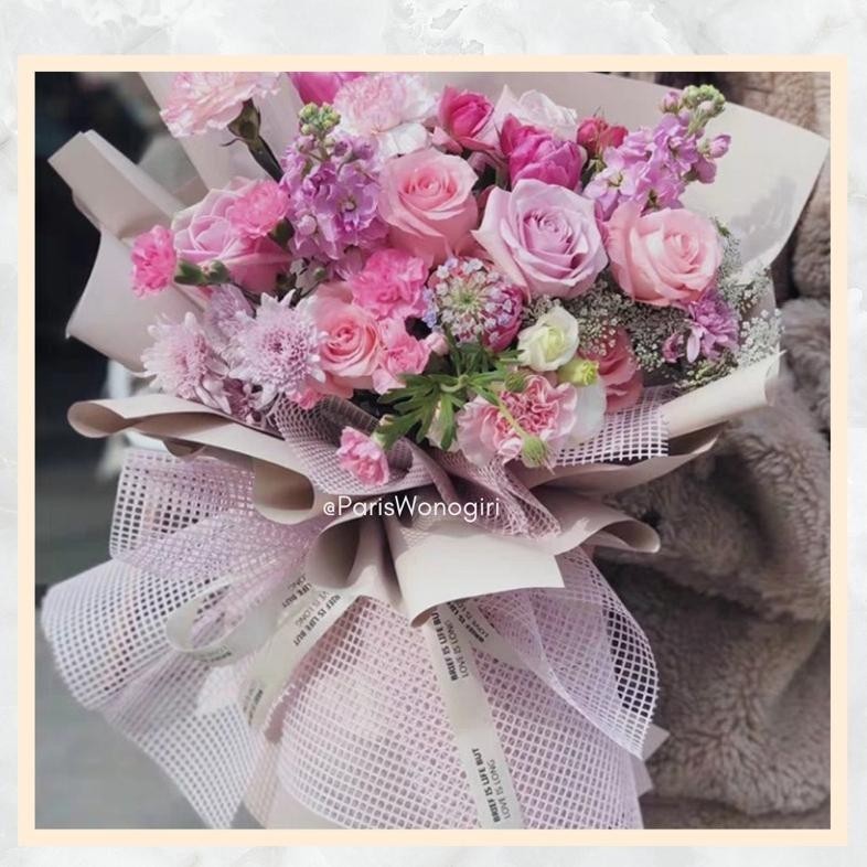 

ORIGINAL (SW) TERLARIS FLOWER MESH KOREAN SQUARE NET Korean Jaring2 Net Roll JARING BESAR POLYNET Spider Mesh Roll UNTUK Buket wedding/wisuda we-53