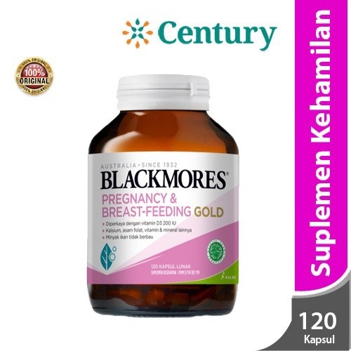 Blackmores Pregnancy Breast Feeding Gold Isi 120'S