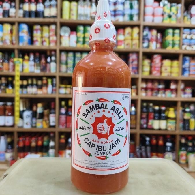 

NEW PRODUK SAUS SAMBAL CAP IBU JARI JEMPOL 535ML (BOTOL PLASTIK) !!!!!