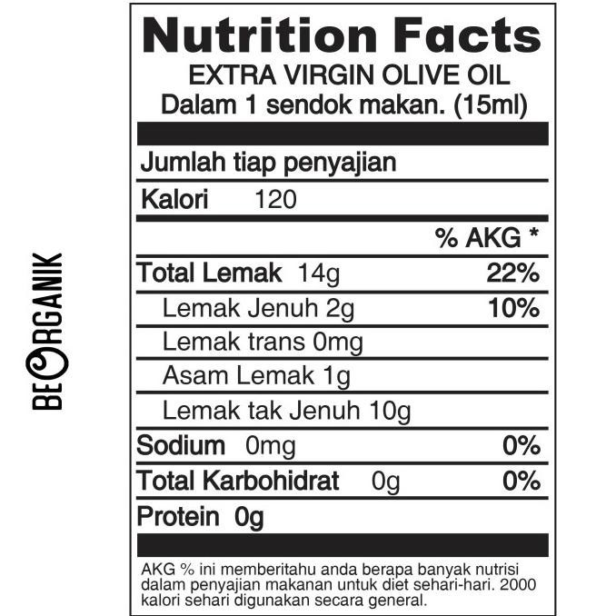 

TERBARU EXTRA VIRGIN OLIVE OIL 500ML - MINYAK ZAITUN MURNI BEORGANIK !!!!!