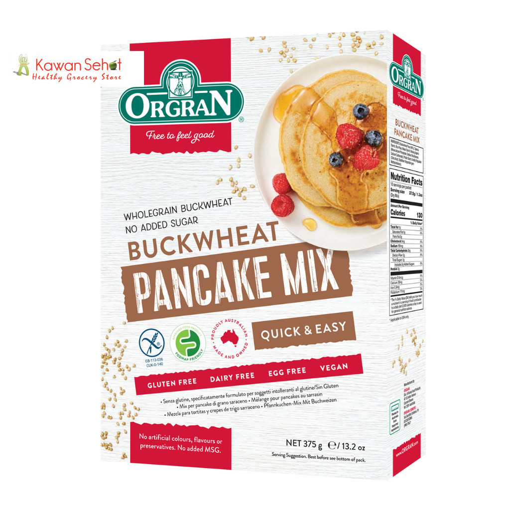

Orgran Buckwheat Pancake Mix Gluten Free 375g