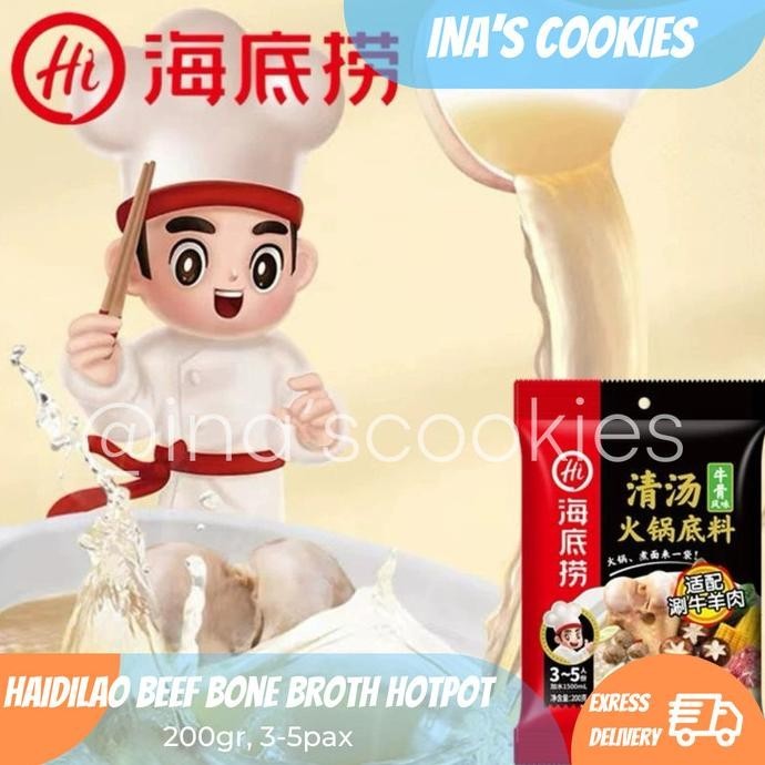 

READY STOCK HAIDILAO BEEF BONE BROTH HOTPOT SHABU SOUP KALDU TULANG SAPI !!!!!