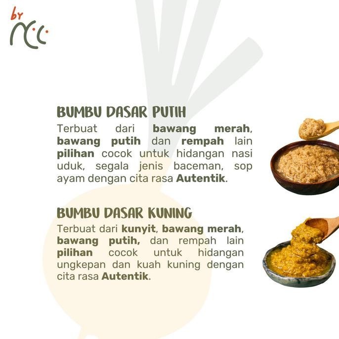 

BIG SALE BY NCC BUNDLING 2 BUMBU DASAR (BUMBU DASAR KUNING & BUMBU DASAR PUTIH) !!!!!