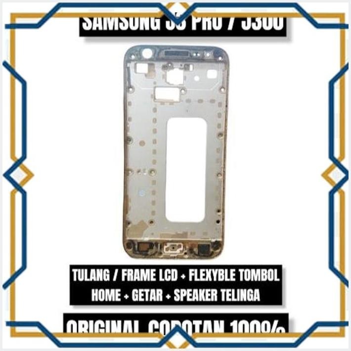 [LCD] TULANG / TATAKAN LCD SAMSUNG J3 PRO / J300 ORIGINAL COPOTAN