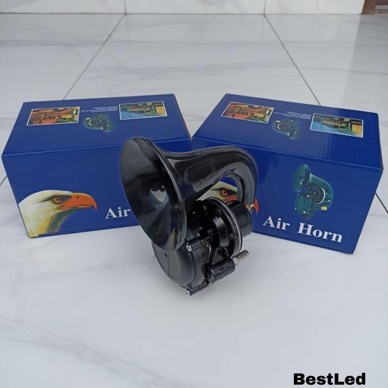 <PROMO> Klakson Kelakson Keong Terompet Trompet Scania Mobil Truk kontainer Kontener Hino 12-24 Volt