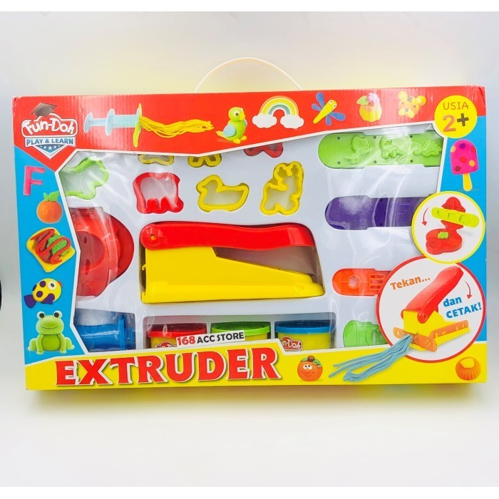 Mainan Anak Fun Doh Extruder Set Fun-Doh Lilin 28067