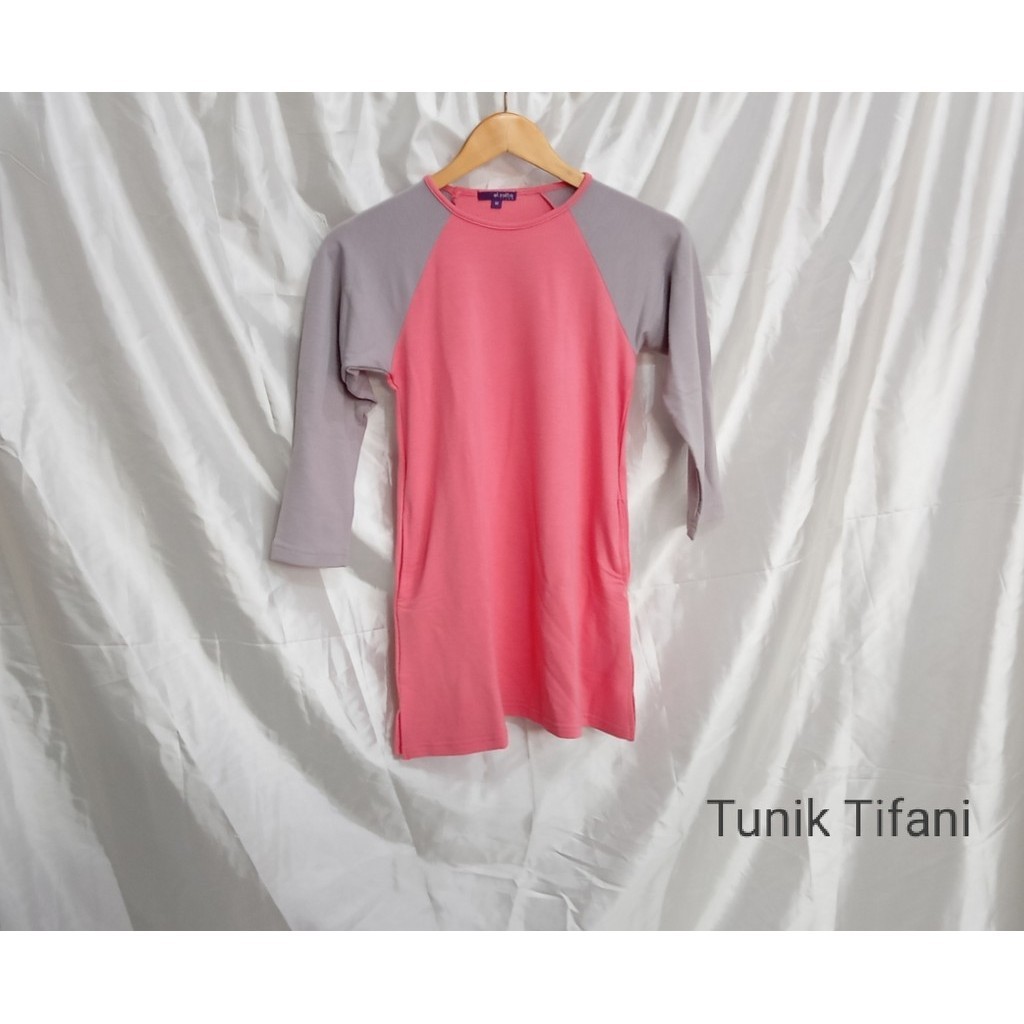 Elzatta Atasan Kaos Anak Perempuan Tunik Tifani