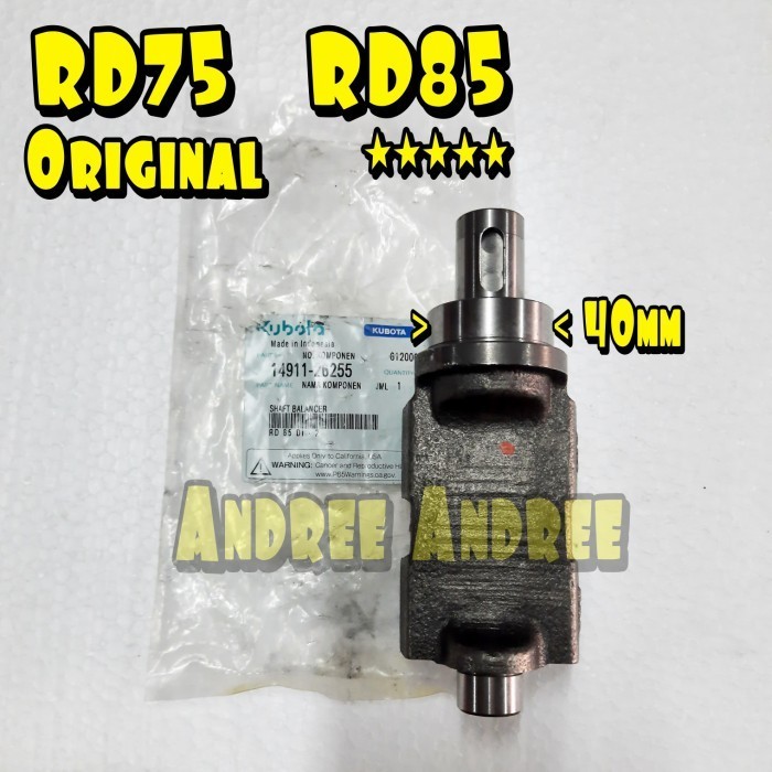 cusss order] RD75 RD85 As Bandulan Balancer Shaft Kubota RD-85 RD 75 85 Original